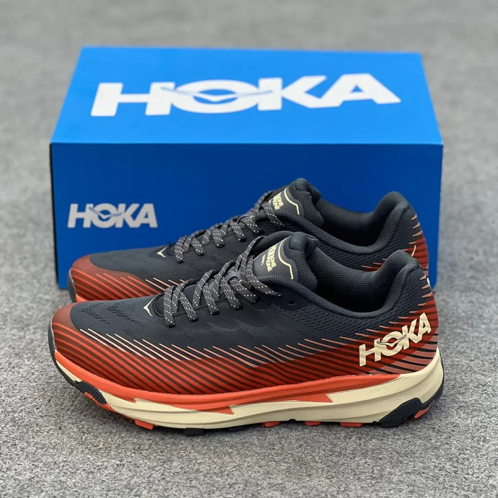 هوکا تورنت 2 طوسی نارنجی کرم Hoka Torrent 2 Castlerock Camellia - تصویر 3