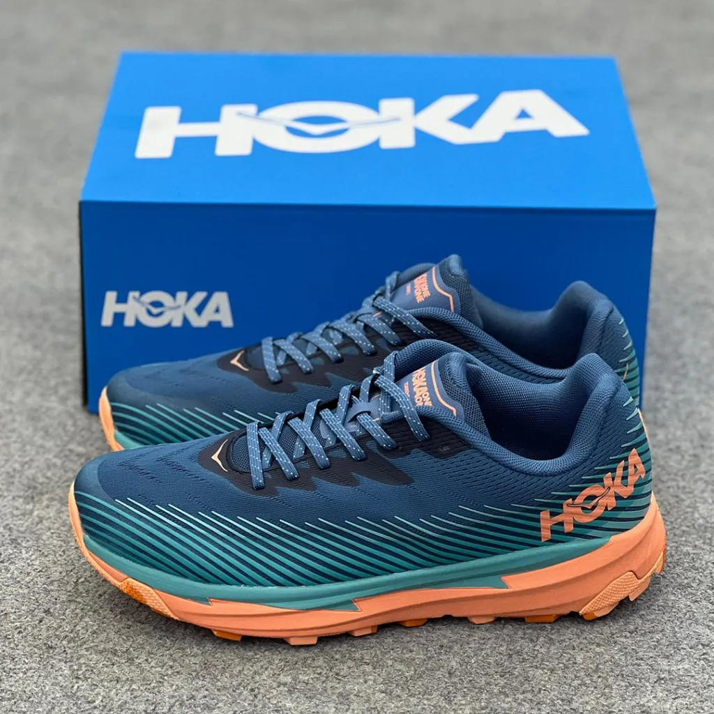 هوکا تورنت 2 آبی نارنجی Hoka Torrent 2 Real Teal Cantaloupe - تصویر 3