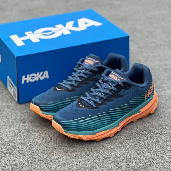 هوکا تورنت 2 آبی نارنجی Hoka Torrent 2 Real Teal Cantaloupe