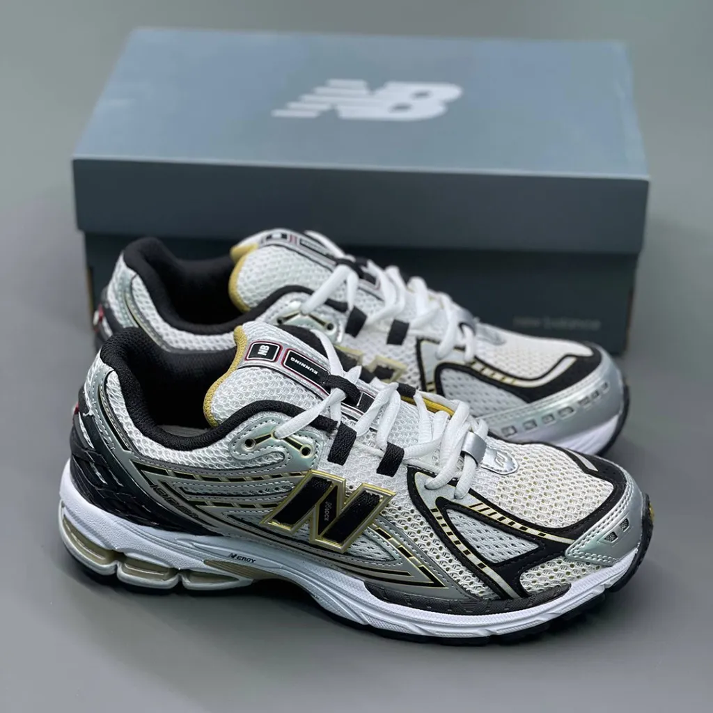کفش نیوبالانس 1906 سفید متالیک گلد New Balance 1906R White Metallic Gold - تصویر 3