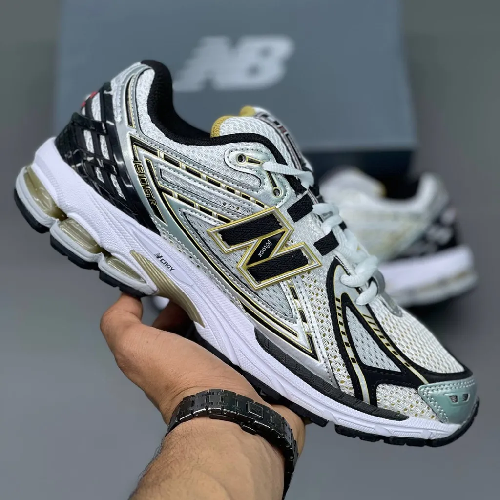 کفش نیوبالانس 1906 سفید متالیک گلد New Balance 1906R White Metallic Gold - تصویر 2