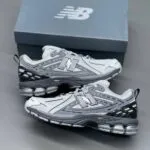 کفش نیوبالانس 1906 طوسی نقره‌ای مشکی New Balance 1906R Brighton Grey
