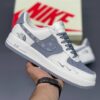 نایک ایرفورس وان نورث فیس طوسی سفید استخوانی Nike Air Force 1 The North Face Sail Grey نایک ایرفورس وان نورث فیس طوسی سفید استخوانی Nike Air Force 1 The North Face Sail Grey