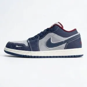 جردن ۱ لو سوپریم سرمهای طوسی Jordan 1 Low Supreme Midnight Navy جردن ۱ لو سوپریم سرمهای طوسی Jordan 1 Low Supreme Midnight Navy