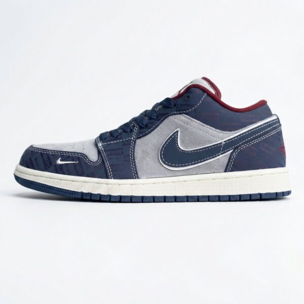 جردن ۱ لو سوپریم سرمهای طوسی Jordan 1 Low Supreme Midnight Navy جردن ۱ لو سوپریم سرمهای طوسی Jordan 1 Low Supreme Midnight Navy