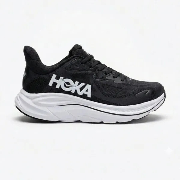 کفش هوکا کلیفتون 10 مشکی سفید Hoka Clifton 10 Black White کفش هوکا کلیفتون 10 مشکی سفید Hoka Clifton 10 Black White