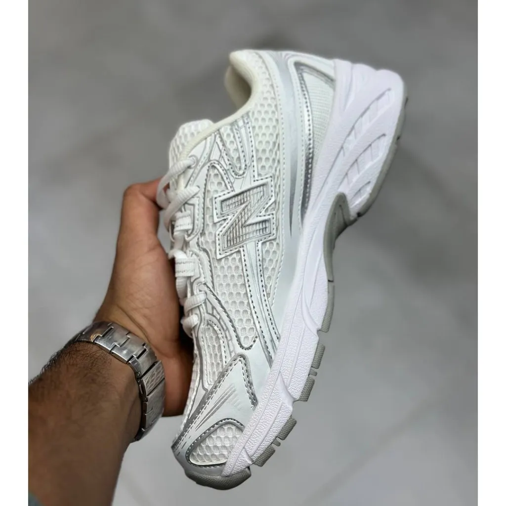 نیوبالانس 740 سفید سیلور متالیک New Balance 740 - تصویر 3