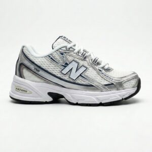 نیوبالانس 740 سفید نقرهای متالیک سرمهای New Balance 740v2 White Shadow Grey Navy U740WN2 نیوبالانس 740 سفید نقرهای متالیک سرمهای New Balance 740v2 White Shadow Grey Navy U740WN2