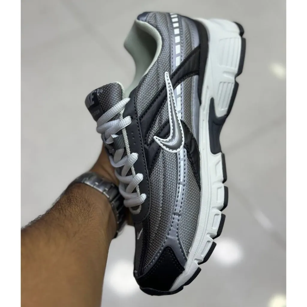 نایک اینیشیتور نقره‌ای خاکستری مشکی سفید Nike Initiator Anthracite Metallic Cool Grey IB3083-001 - تصویر 4
