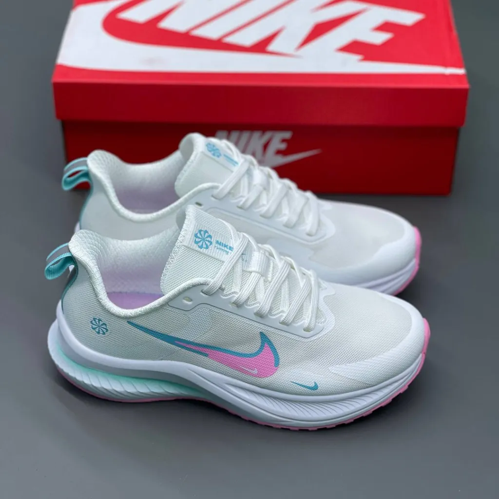 نایک زوم ایکس سفید آبی صورتی روشن Nike Zoom X - تصویر 3