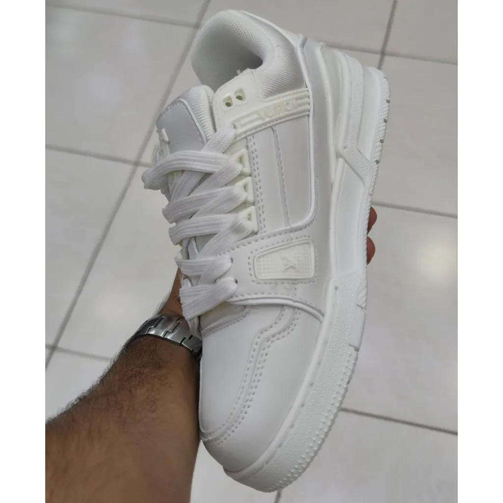 لویی ویتون ترینر سفید Louis Vuitton LV Trainer White لویی ویتون ترینر سفید Louis Vuitton LV Trainer White - تصویر 4
