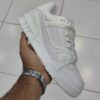 لویی ویتون ترینر سفید Louis Vuitton LV Trainer White لویی ویتون ترینر سفید Louis Vuitton LV Trainer White