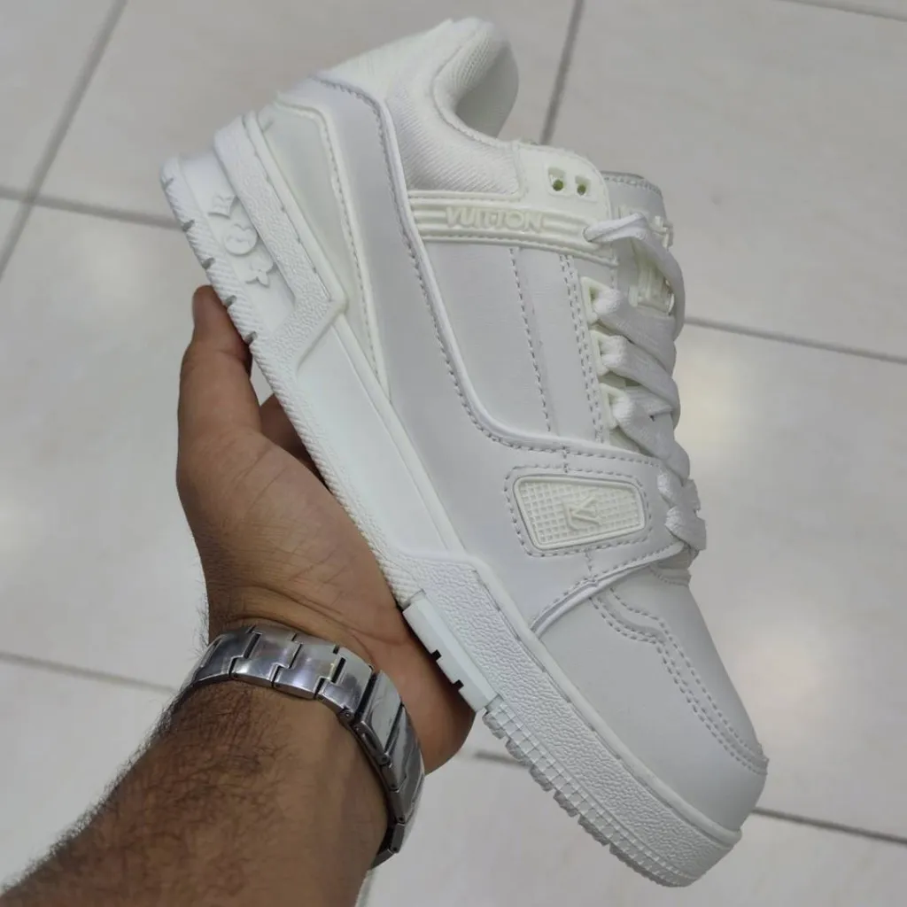 لویی ویتون ترینر سفید Louis Vuitton LV Trainer White لویی ویتون ترینر سفید Louis Vuitton LV Trainer White - تصویر 2