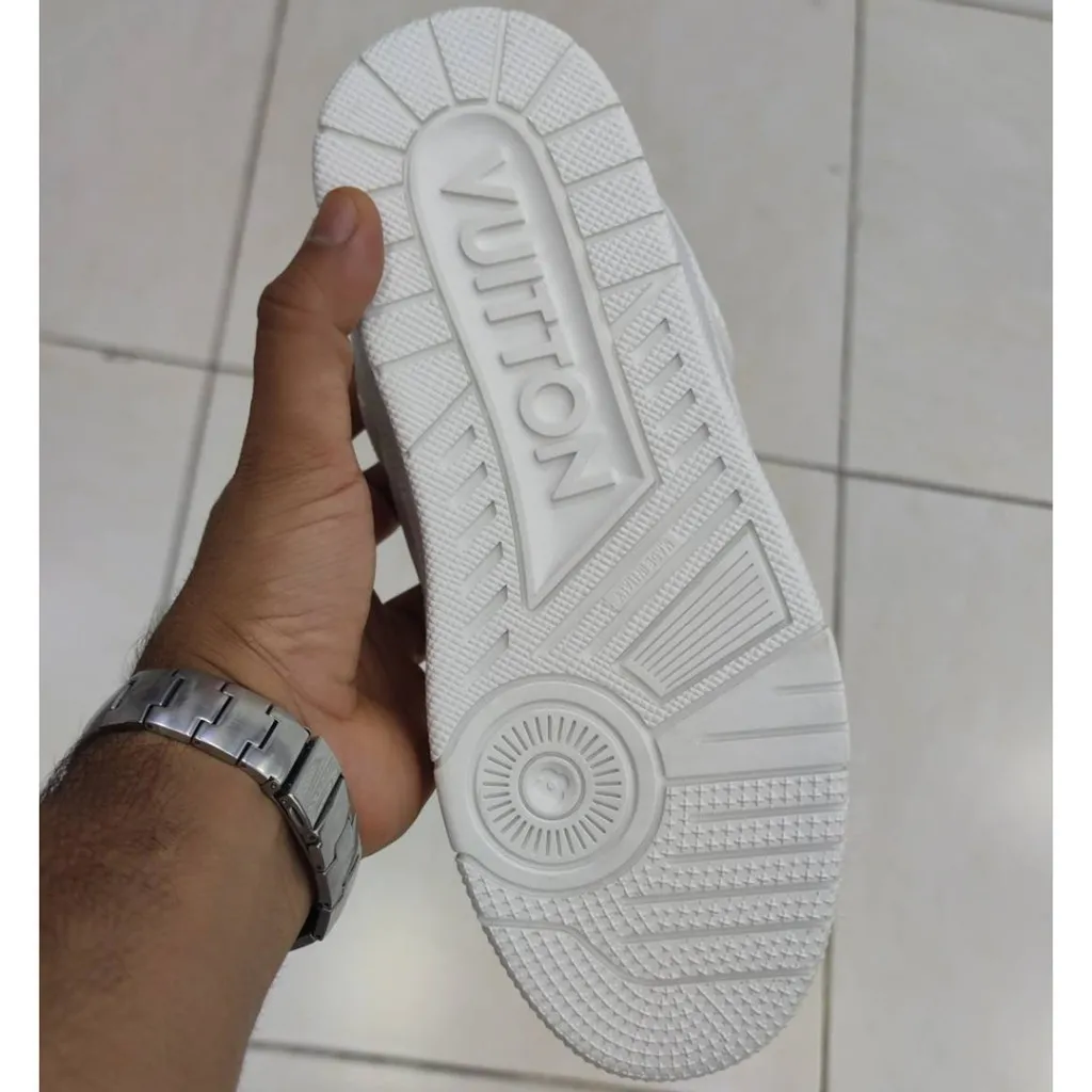 لویی ویتون ترینر سفید Louis Vuitton LV Trainer White لویی ویتون ترینر سفید Louis Vuitton LV Trainer White - تصویر 5