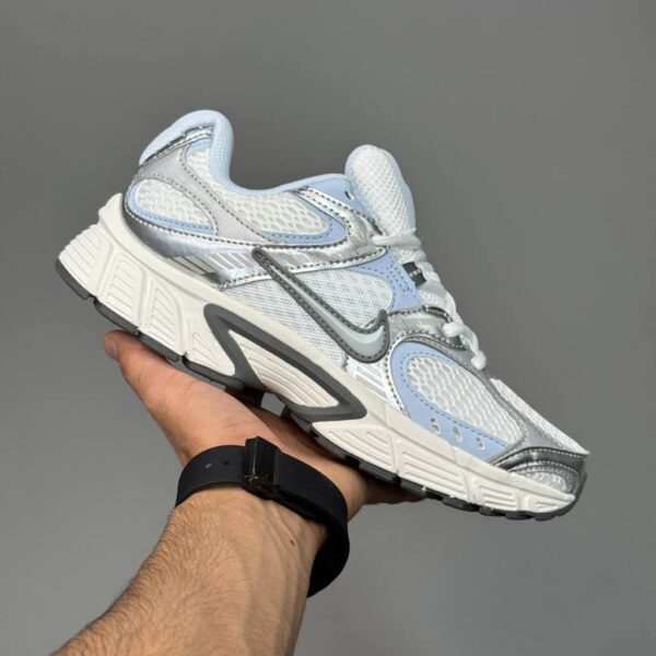 نایک وی فایو آر ان سفید طوسی آبی آسمانی Nike V5 RNR Summit White Blue Smoke Grey