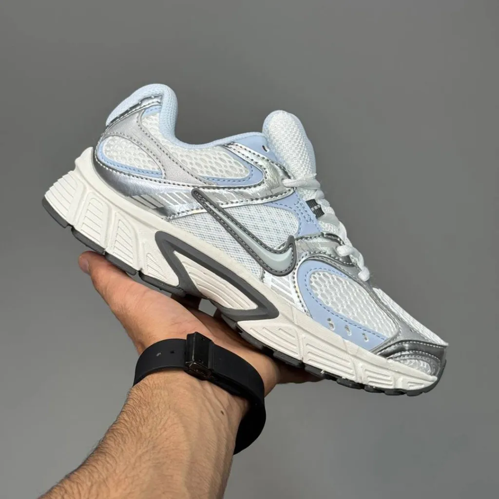 نایک وی فایو آر ان سفید طوسی آبی آسمانی Nike V5 RNR Summit White Blue Smoke Grey - تصویر 2
