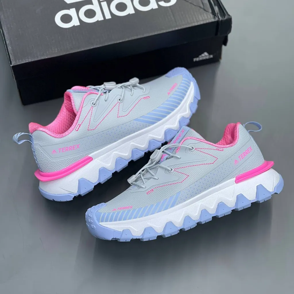 آدیداس ترکس طوسی آبی صورتی adidas Terrex - تصویر 3