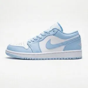 جردن وان لو Jordan 1 Low White Ice Blue جردن وان لو Jordan 1 Low White Ice Blue