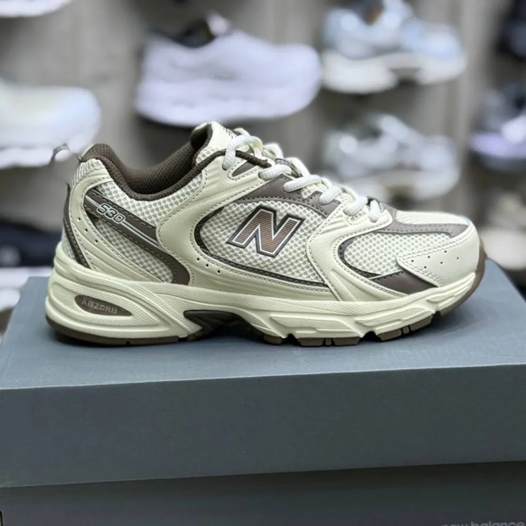 کفش نیوبالانس 530 کرم شکلاتی New Balance MR530ASM - تصویر 2