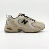 کفش نیوبالانس 530 کرم بژ مشکی New Balance MR530SND