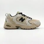 کفش نیوبالانس 530 کرم بژ مشکی New Balance MR530SND