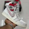 Jordan 1 Retro High Phantom Gym Red - تصویر 3