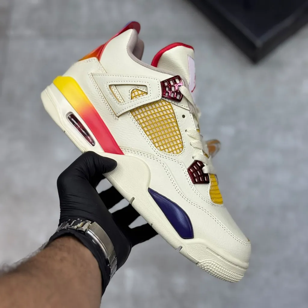 ایر جردن 4 Air Jordan 4 x J Balvin Medellín Sunset ایر جردن 4 Air Jordan 4 x J Balvin Medellín Sunset - تصویر 2
