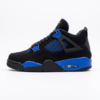 ایر جردن 4 Air Jordan 4 Retro Black Blue Thunder
