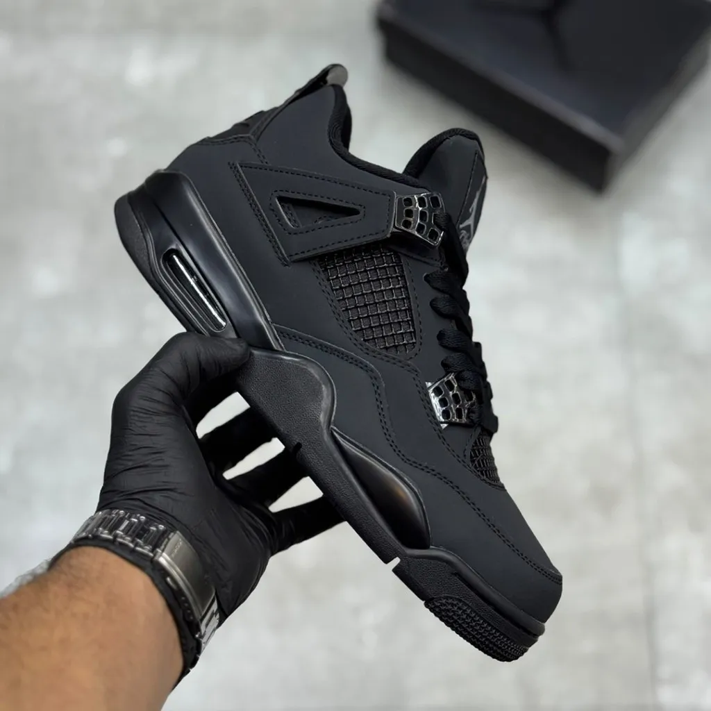 ایر جردن 4 Jordan 4 Retro Black Cat - تصویر 2