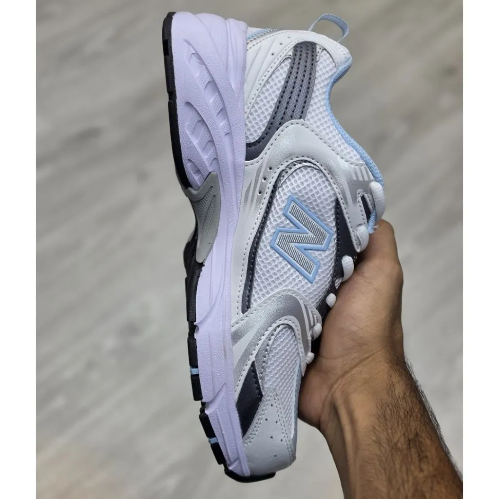 کفش نیوبالانس 530 سفید سیلور آبی New Balance MR530RA - تصویر 3