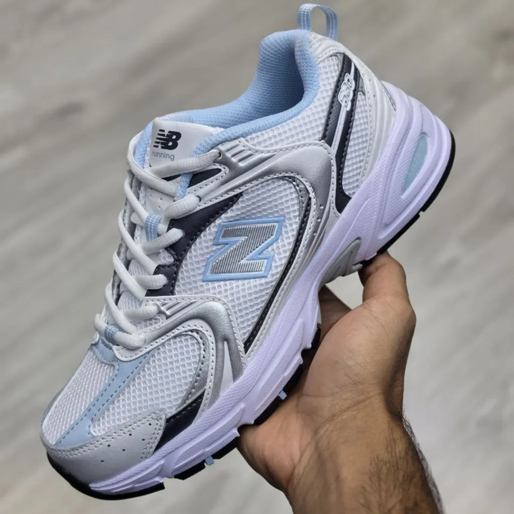 کفش نیوبالانس 530 سفید سیلور آبی New Balance MR530RA - تصویر 2