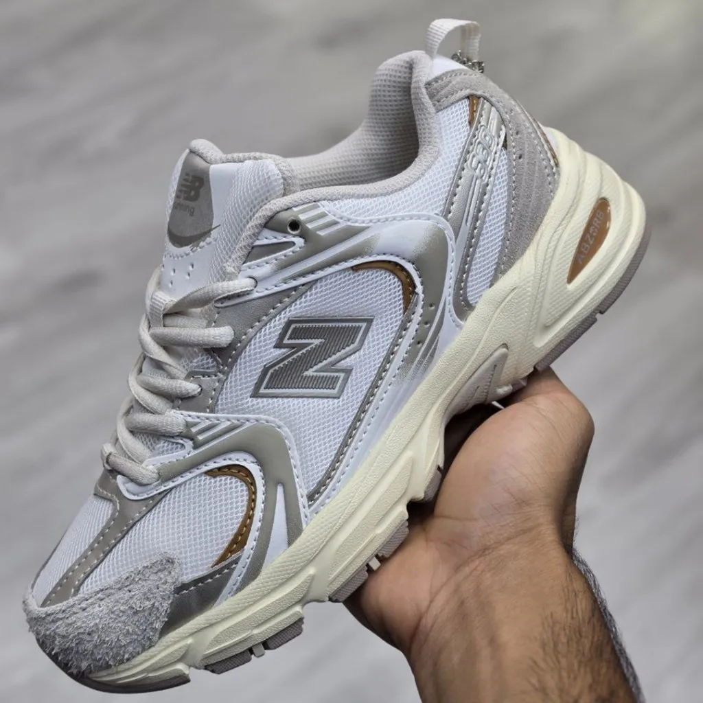 کفش نیوبالانس 530 سفید خاکی New Balance MR530HX - تصویر 2