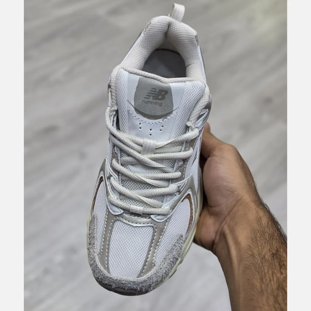 کفش نیوبالانس 530 سفید خاکی New Balance MR530HX - تصویر 3