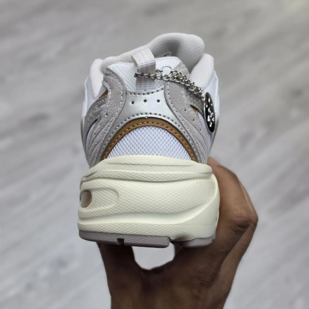 کفش نیوبالانس 530 سفید خاکی New Balance MR530HX - تصویر 5