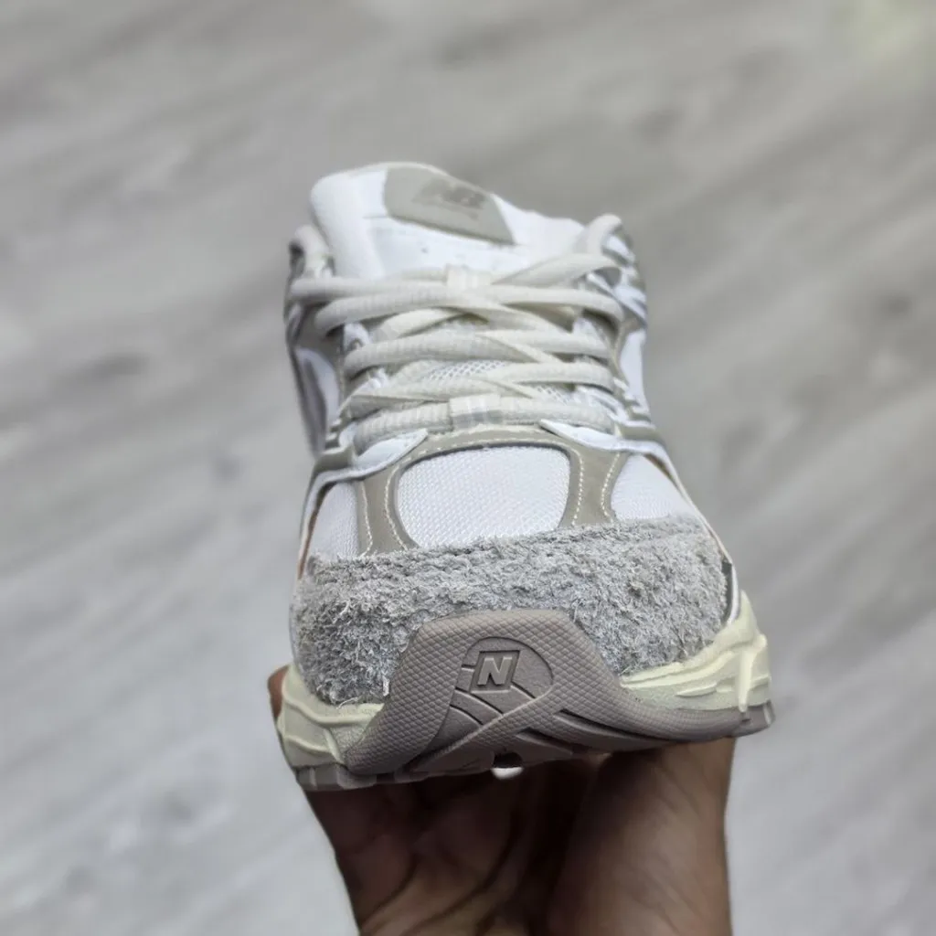 کفش نیوبالانس 530 سفید خاکی New Balance MR530HX - تصویر 7