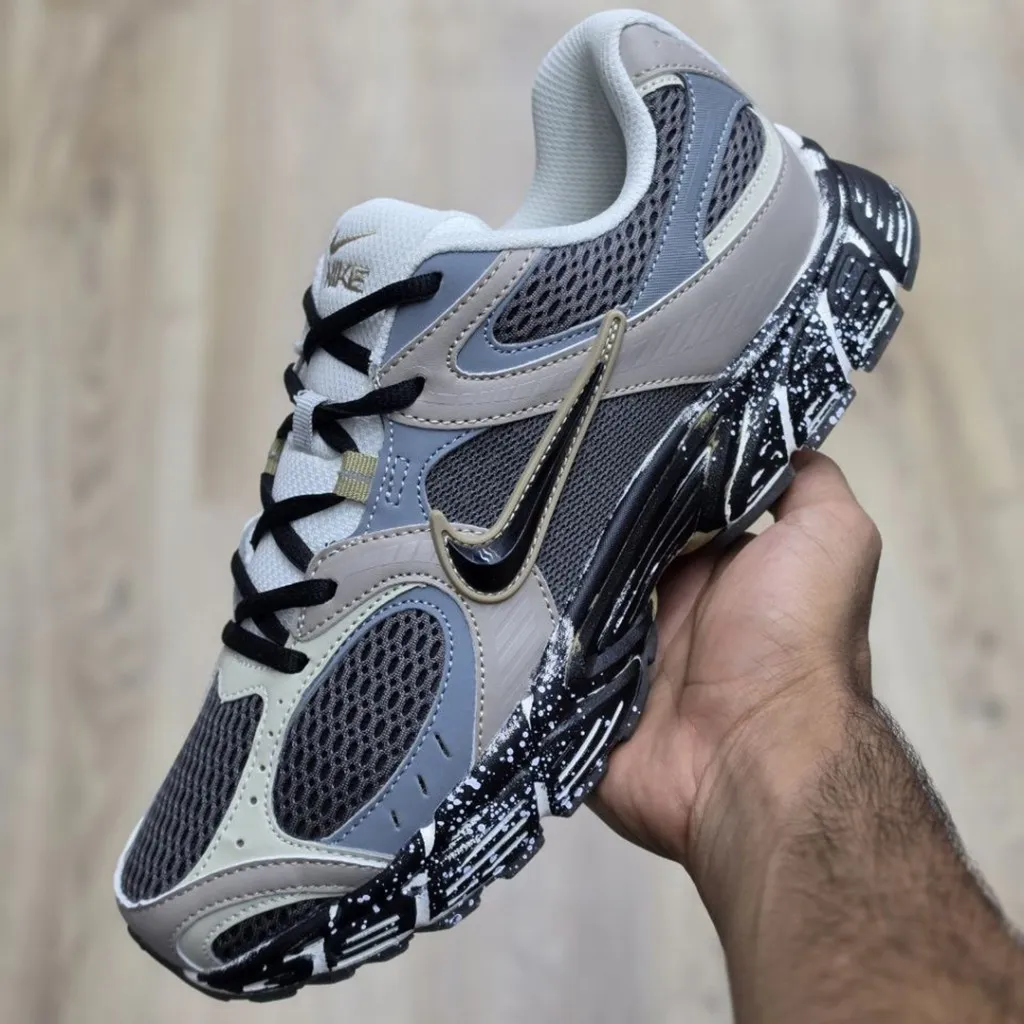 نایک وی فایو آر ان آر طوسی بژ مشکی Nike V5 RNR - تصویر 2