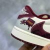 نایک ایر جردن وان لو استاسی کرم زرشکی Nike Air Jordan 1 Low Stussy Cream Burgundy نایک ایر جردن وان لو استاسی کرم زرشکی Nike Air Jordan 1 Low Stussy Cream Burgundy
