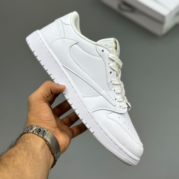 جردن وان لو تراویس اسکات وایت پارتی Nike Air Jordan Low 1 X Travis Scott White Party جردن وان لو تراویس اسکات وایت پارتی Nike Air Jordan Low 1 X Travis Scott White Party