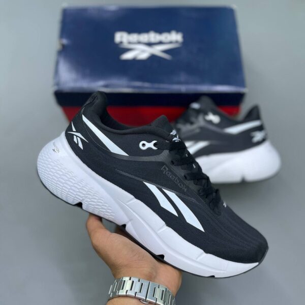 ریباک زیگنیشن خاکستری مشکی سفید Reebok Zignition Black White ریباک زیگنیشن خاکستری مشکی سفید Reebok Zignition Black White