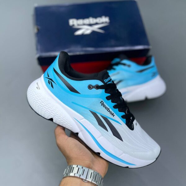 ریباک زیگنیشن سفید آبی مشکی Reebok Zignition White/Future Cyan ریباک زیگنیشن سفید آبی مشکی Reebok Zignition White/Future Cyan