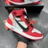 کفش نایک ایر جردن وان ساقدار آف وایت شیکاگو Nike Air Jordan 1 High Off-White Chicago - تصویر 2
