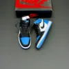 کفش نایک ایر جردن وان رترو ساقدار مشکی آبی Nike Air Jordan 1 Retro High Black Blue - تصویر 2