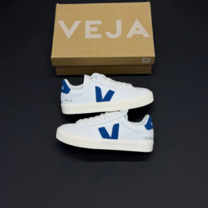 کفش وجا کامپو سفید آبی Veja Campo White Blue کفش وجا کامپو سفید آبی Veja Campo White Blue
