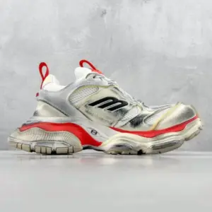 بالنسیاگا کارگو Balenciaga CARGO SNEAKER BEIGE/GREY/RED بالنسیاگا کارگو Balenciaga CARGO SNEAKER BEIGE/GREY/RED