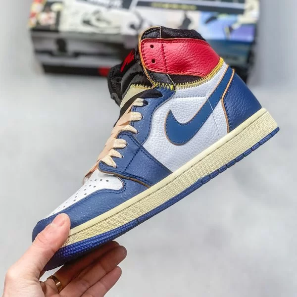 جردن وان یونیون لس آنجلس استورم بلو Jordan 1 Retro High Union Los Angeles Storm Blue
