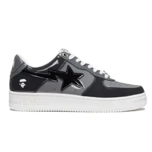 بتینگ ایپ بیپ استا A Bathing Ape Bape Sta Low Grey Black بتینگ ایپ بیپ استا A Bathing Ape Bape Sta Low Grey Black