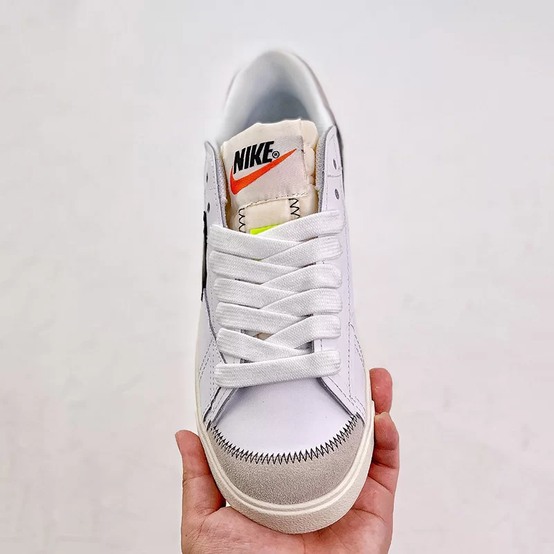 نایک بلیزر جامبو Nike Blazer Low 77 Jumbo White Black Sail سفید مشکی - تصویر 6