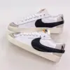 نایک بلیزر جامبو Nike Blazer Low 77 Jumbo White Black Sail سفید مشکی نایک بلیزر جامبو Nike Blazer Low 77 Jumbo White Black Sail سفید مشکی