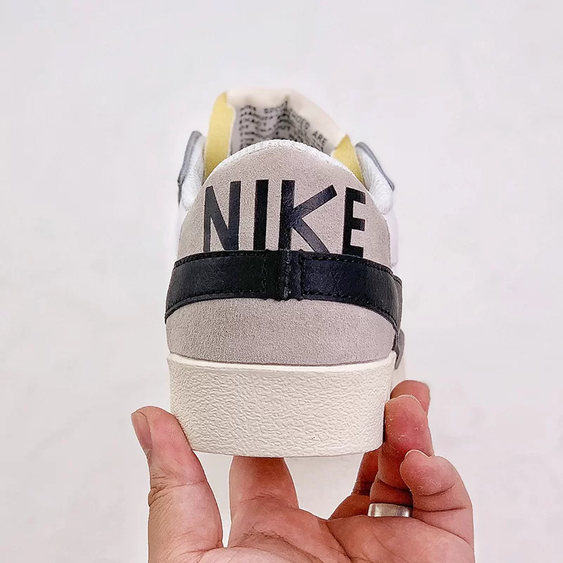 نایک بلیزر جامبو Nike Blazer Low 77 Jumbo White Black Sail سفید مشکی - تصویر 7