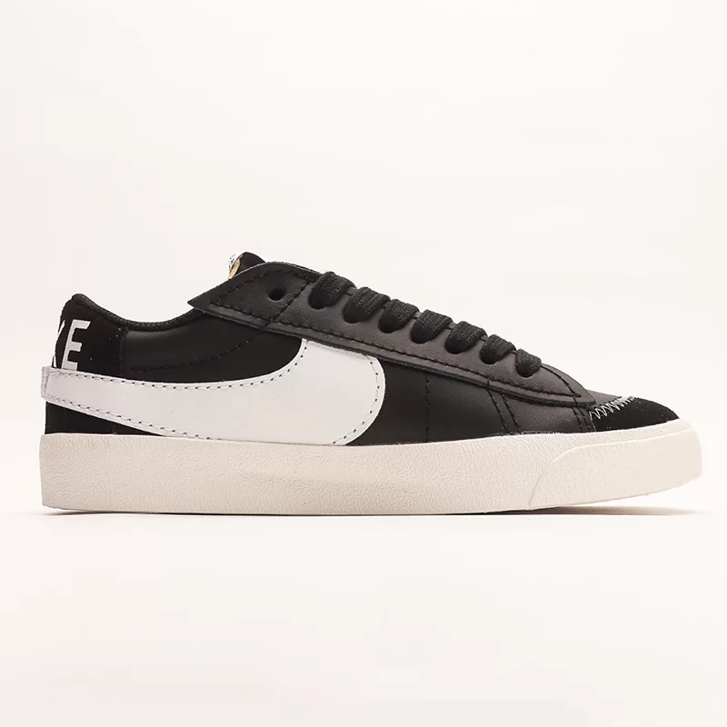 نایک بلیزر جامبو Nike Blazer Low 77 Jumbo Black Sail White مشکی سفید نایک بلیزر جامبو Nike Blazer Low 77 Jumbo Black Sail White مشکی سفید - تصویر 3